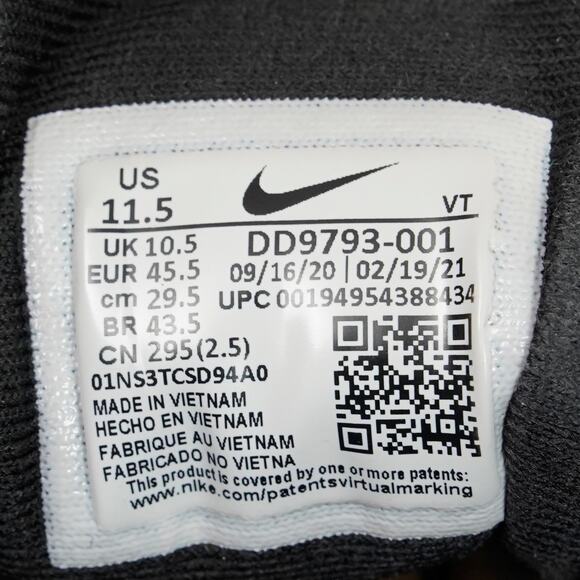 Nike Air Max 2015 “Black Game Royal” Men’s Size 11.5 Running Shoes - Picture 5 of 10